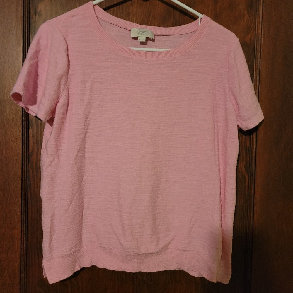 Textured Sweater Tee